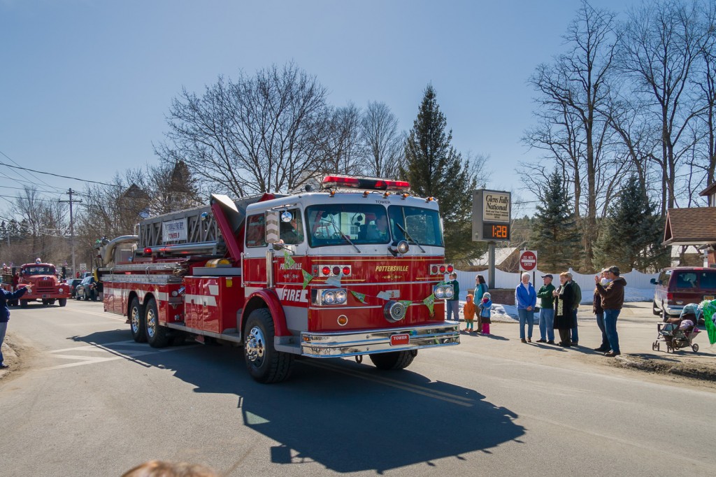 Pottersville Firetruck in Parade